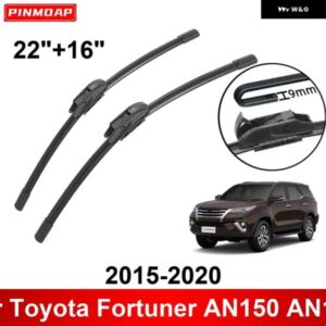 車用 ワイパー トヨタ フォーチュナー AN150 AN160 2015-2020 22インチ + 16インチ フロント リア ワイパー ブレード ブラシ カッター アクセサリー 2015