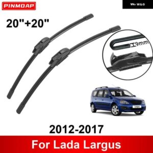 車用 ワイパー LADA LARGUS 2012-2017 20インチ + 20インチ フロント リア ワイパー ブレード ブラシ カッター アクセサリー 2012 - 17