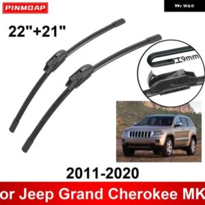 車用 ワイパー ジープ グランド チェロキー MK4 2011-2020 22インチ + 21インチ フロント リア ワイパー ブレード ブラシ カッター アクセサリー 2011 2012
