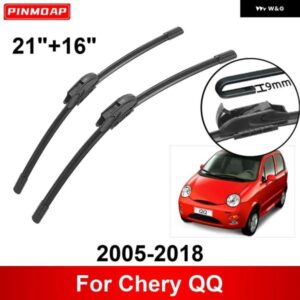 車用 ワイパー CHERY QQ 2005-2018 21インチ + 16インチ フロントリア ワイパー ブレード ブラシカッターアクセサリー