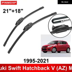 車用 ワイパー スズキ スイフト MK1 MK2 1995-2021 21インチ + 18インチ フロント リア ワイパー ブレード ブラシ カッター アクセサリー 1995 1996