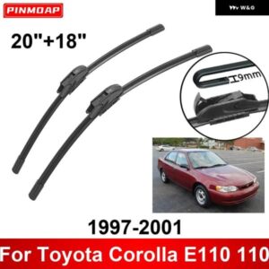 車用 ワイパー トヨタ カローラ E110 110 1997-2001 20インチ + 18インチ フロント リア ワイパー ブレード ブラシ カッター アクセサリー 1997 1998 1999