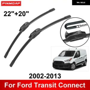 車用 ワイパー フォード トランジット コネクト 2002-2013 22インチ + 20インチ フロント リア ワイパー ブレード ブラシ カッター アクセサリー