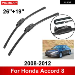 車用 ワイパー ホンダ アコード 8 2008-2012 26インチ + 19インチ フロント リア ワイパー ブレード ブラシ カッター アクセサリー 2008 - 12