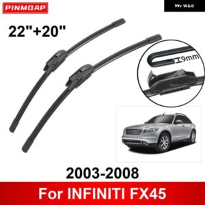 車用 ワイパー INFINITI FX45 2003-2008 22インチ + 20インチ フロント リア ワイパー ブレード ブラシ カッター アクセサリー 2003 2004 2005