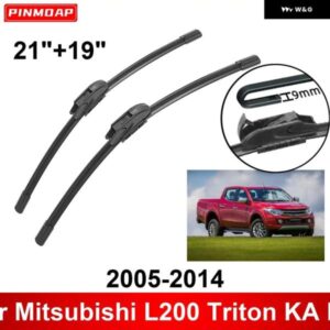 車用 ワイパー 三菱 L200 トライトン KA KB 2005-2014 21インチ + 19インチ フロント リア ワイパー ブレード ブラシ カッター アクセサリー 2005 2006