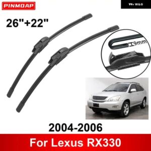 車用 ワイパー レクサス RX330 2004-2006 26インチ + 22インチ フロント リア ワイパー ブレード ブラシ カッター アクセサリー 2004 2005 2006