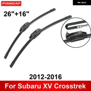 車用 ワイパー スバル XV クロストレック 2012-2016 26インチ + 16インチ フロント リア ワイパー ブレード ブラシ カッター アクセサリー 2012 2013 2014