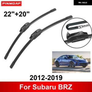 車用 ワイパー スバル BRZ 2012-2019 22インチ + 20インチ フロント リア ワイパー ブレード ブラシ カッター アクセサリー 2012 - 16