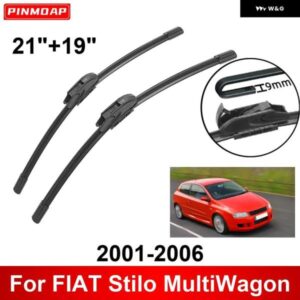 車用 ワイパー FIAT STILO MULTIWAGON 2001-2006 21インチ + 19インチ フロント リア ワイパー ブレード ブラシ カッター アクセサリー 2001 2002