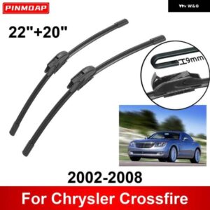 車用 ワイパー クライスラー クロスファイア 2002-2008 22インチ + 20インチ フロント リア ワイパー ブレード ブラシ カッター アクセサリー