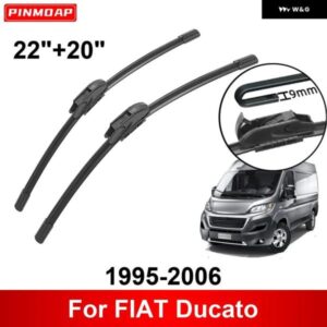 車用 ワイパー FIAT DUCATO 1995-2006 22インチ + 20インチ フロント リア ワイパー ブレード ブラシ カッター アクセサリー