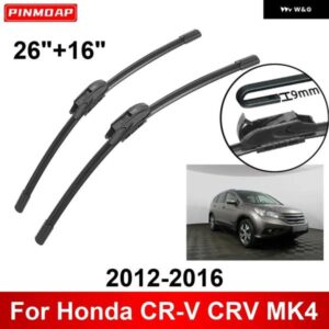 車用 ワイパー ホンダ CR-V CRV MK4 2012-2016 26インチ + 16インチ フロント リア ワイパー ブレード ブラシ カッター アクセサリー 2012 - 15