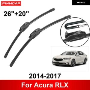車用 ワイパー ACURA RLX 2014-2017 26インチ + 20インチ フロント リア ワイパー ブレード ブラシ カッター アクセサリー 2014 - 16