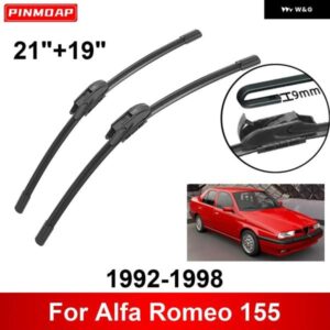 車用 ワイパー アルファロメオ 155 1992-1998 21インチ + 19インチ フロント リア ワイパー ブレード ブラシ カッター アクセサリー