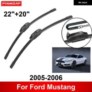 車用 ワイパー フォード マスタング 2005-2006 22インチ + 20インチ フロント リア ワイパー ブレード ブラシ カッター アクセサリー 2005 2006