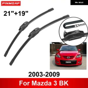 車用 ワイパー マツダ 3 BK 2003-2009 21インチ + 19インチ フロント リア ワイパー ブレード ブラシ カッター アクセサリー 2003 2004 2005