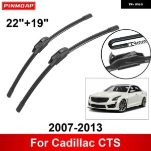 車用 ワイパー キャデラック CTS 2007-2013 22インチ + 19インチ フロント リア ワイパー ブレード ブラシ カッター アクセサリー