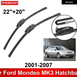 車用 ワイパー フォード モンデオ MK3 ハッチバック 2001-2007 22インチ + 20インチ フロント リア ワイパー ブレード ブラシ カッター アクセサリー 2001