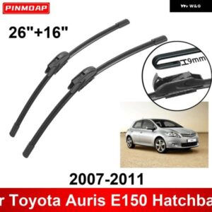 車用 ワイパー トヨタ オーリス E150 ハッチバック 2007-2011 26インチ + 16インチ フロント リア ワイパー ブレード ブラシ カッター アクセサリー 2007