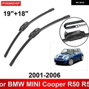 車用 ワイパー BMW MINI COOPER R50 R53 2001-2006 19インチ + 18インチ フロント リア ワイパー ブレード ブラシ カッター アクセサリー
