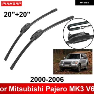 車用 ワイパー 三菱 パジェロ MK3 V60 2000-2006 20インチ + 20インチ フロント リア ワイパー ブレード ブラシ カッター アクセサリー 2000 2001