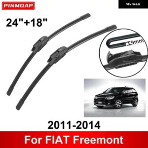 車用 ワイパー FIAT FREEMONT 2011-2014 24インチ + 18インチ フロント リア ワイパー ブレード ブラシ カッター アクセサリー 2011 - 14