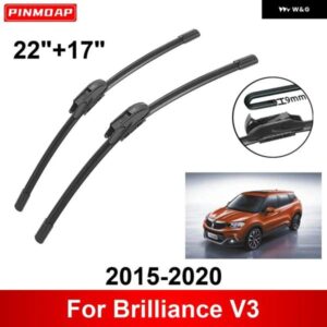 車用 ワイパー ブリリアンス V3 2015-2020 22インチ + 17インチ フロント リア ワイパー ブレード ブラシ カッター アクセサリー 2016 - 20