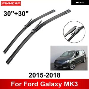 車用 ワイパー フォード ギャラクシー MK3 2015-2018 30インチ + 30インチ フロント リア ワイパー ブレード ブラシ カッター アクセサリー 2015 - 18