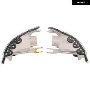 ホット R レンズ クリア コーナーライト パーキング ランプ BMW 7シリーズ E38 1999-2001 63138379108 63138379107 サイド