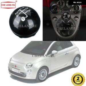 フィアット 500 2007 - 15 カー スタイリング 5速 ギア シフト スティックノブレベル