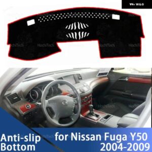日産 フーガ Y50 2004 - 09 自動 ダッシュボード カバー ダッシュマットボード パッド カーペットダッシュマット抗 UV マット