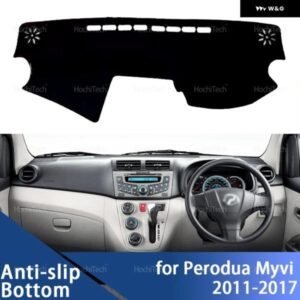 自動 ダッシュボード カバー ダッシュマットボード パッド カーペットダッシュマット抗 UV マットプロドゥア MYVI 2011 - 17