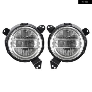 7インチ LED ヘッドライト 2個 JL マウント ブラケット アダプター 付き ジープ ラングラー JK JL JLU サハラ ルビコン グラディエーター JT 2018-2022 - JL Silver