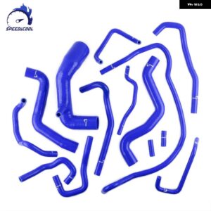 日産 パトロール サファリ GR Y61 3.0TD ZD30 車用シリコン ラジエーター クーラント パイプ チューブ ホースキット - Blue