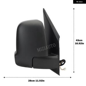 バックミラー アセンブリ メルセデス ベンツ スプリンター 2019-22 ブラインド スポットドアミラー 付き カーアクセサリー 自動車 - Right