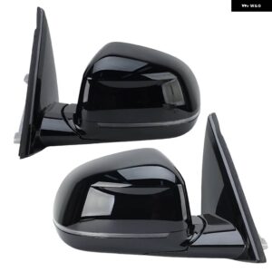 ドアミラー アセンブリ BMW X3 G01 G08 2018-2023 パワー 折りたたみ 式 メモリヒーター付き ブラックウィングサイドミラー カーアクセサリー - 1 Pair
