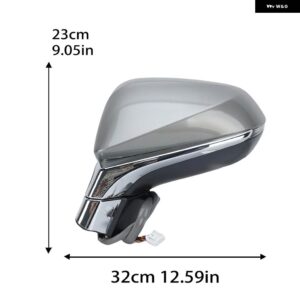 15ワイヤードアミラー アセンブリ レクサス RXシリーズ RX350 RX450 2016-2022 グレー 加熱 折りたたみ メモリサイドミラー アクセサリー付き - 1PC Left