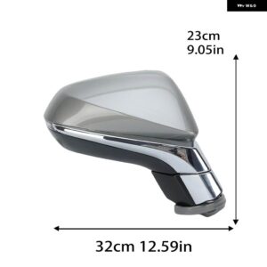 15ワイヤードアミラー アセンブリ レクサス RXシリーズ RX350 RX450 2016-2022 グレー 加熱 折りたたみ メモリサイドミラー アクセサリー付き - 1PC Right