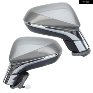 15ワイヤードアミラー アセンブリ レクサス RXシリーズ RX350 RX450 2016-2022 グレー 加熱 折りたたみ メモリサイドミラー アクセサリー付き - 1 Pair