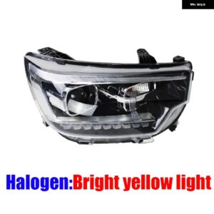 JAC T8ピックアップ トラック 用フロント バンパー ハロゲン ヘッドライト キセノン ヘッドライト ウィンカーランプ デイライトカーフロントライト - Halogen Right