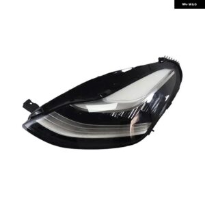 1077376-00-C カーアクセサリー ヘッドライト テスラ モデル3 2017-20 オートフロント バンパー ヘッドライト シグナルランプ アセンブリ - Only 1 Left