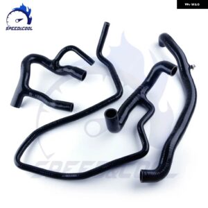 1998-2007 ランドローバー ディフェンダー 2.5 TD5 シリコン ラジエーター クーラント パイプ チューブ ホース キット - black