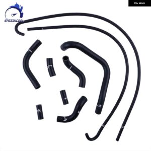 1993-1995 スズキ GSXR1100 GSXR 1100 W WP WR WS 1994 バイク 用 シリコン製 ラジエーター クーラント ホース チューブ パイプ キット - Matt Black