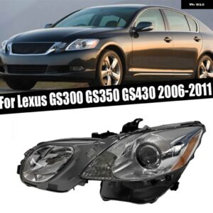 レクサス GS300 GS350 GS430 GS450H GS460 2006-09 2011 フロント バンパー キセノン ヘッドライト シグナルランプ ヘッドライト アセンブリ - Only Left