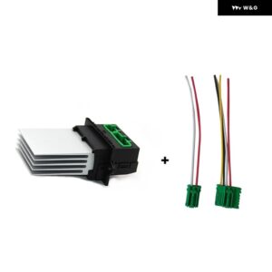 ヒーターブロワー抵抗器 コネクタワイヤ付き 6441L2 7701207718 7701048390 F657165W ルノー シトロエン C2 C3 C5 プジョー 406 107 - one set