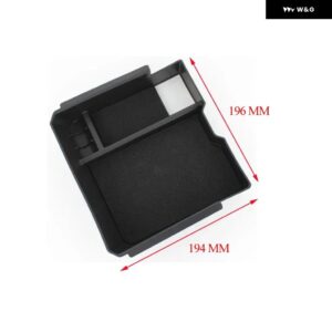 フォード レンジャー 2023 2024 2025 センター コンソール オーガナイザー 互換インサートトレイ セカンダリーストレージ アームレスト ボックス - Sponge pad