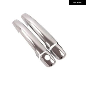 プジョー 208 2012 - 19 クローム ドアハンドル カバー トリム カー スタイリング 自動車アクセサリー - 2 - Door