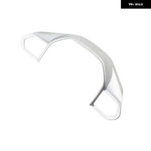 プジョー E-208 508 208 3008 GT 4008 5008 2016-2020 車用 ステアリングホイール パネル カバー スパンコール トリム アクセサリー - ABS Silver