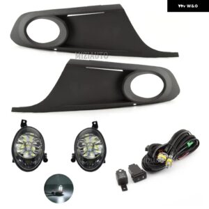 フォグランプ フォグランプ フレーム フロント バンパー フォグランプ フォルクスワーゲン VW ジェッタ 6 A6 MK6 2011 - 14 フォグランプ カーアクセサリー - 1 set LED